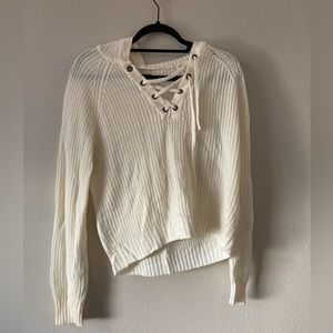 Rue 21 Lace Up Sweater